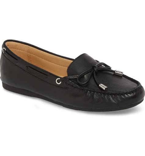 michael kors sutton moc black|Sutton Leather Moccasin .